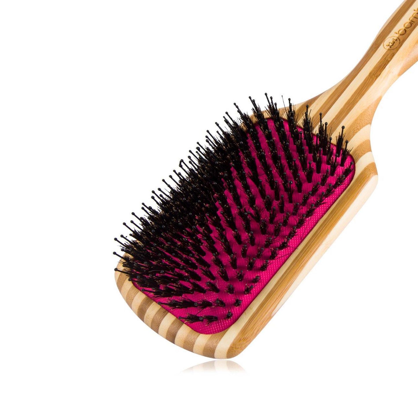 Bamboo XL Detangling Paddle Brush with Boar Bristles