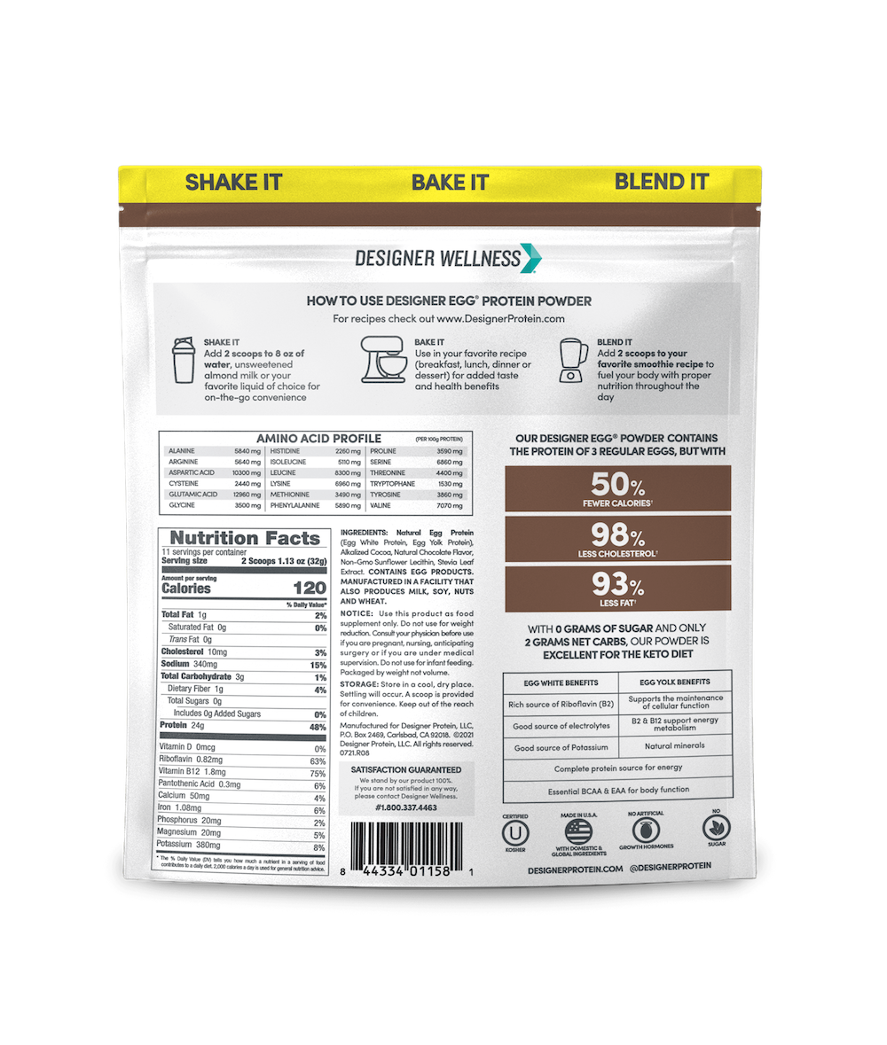 Chocolate Designer Egg | Designer Protein®