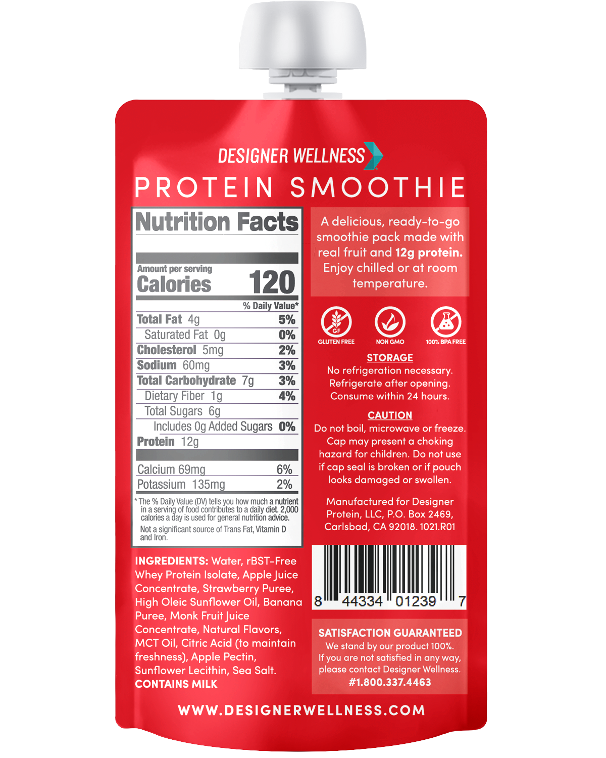 Protein Smoothie - Strawberry Banana 12 pack