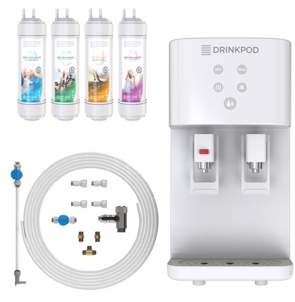 Drinkpod 2000 Pro Series - Countertop Water Purifier Bottleless Water Cooler by Drinkpod