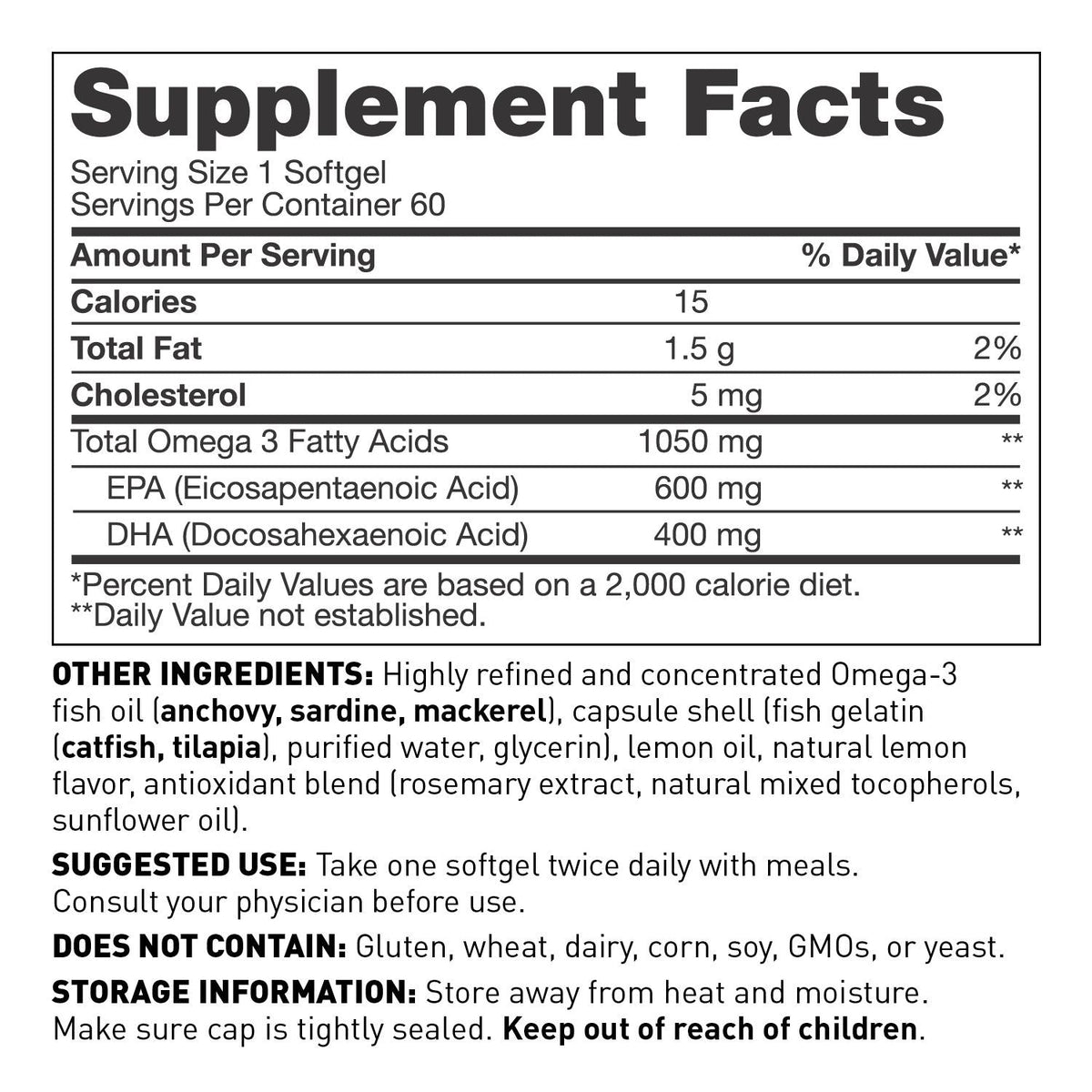 Complete Omega 3 Softgels by Amy Myers MD