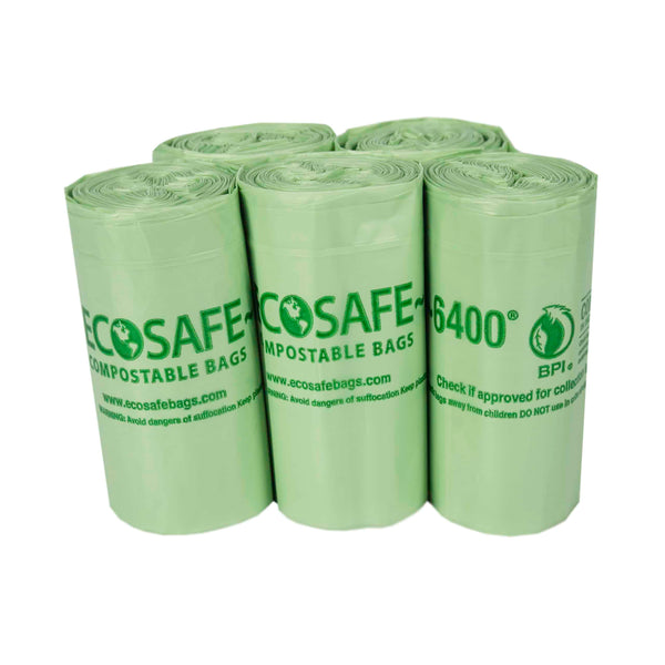 18.25x25" COMPOSTABLE BIN LINER, 0.6 MIL