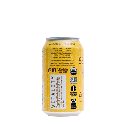 Ginger Energy Live Seltzer (case of 12) by KombuchaTown