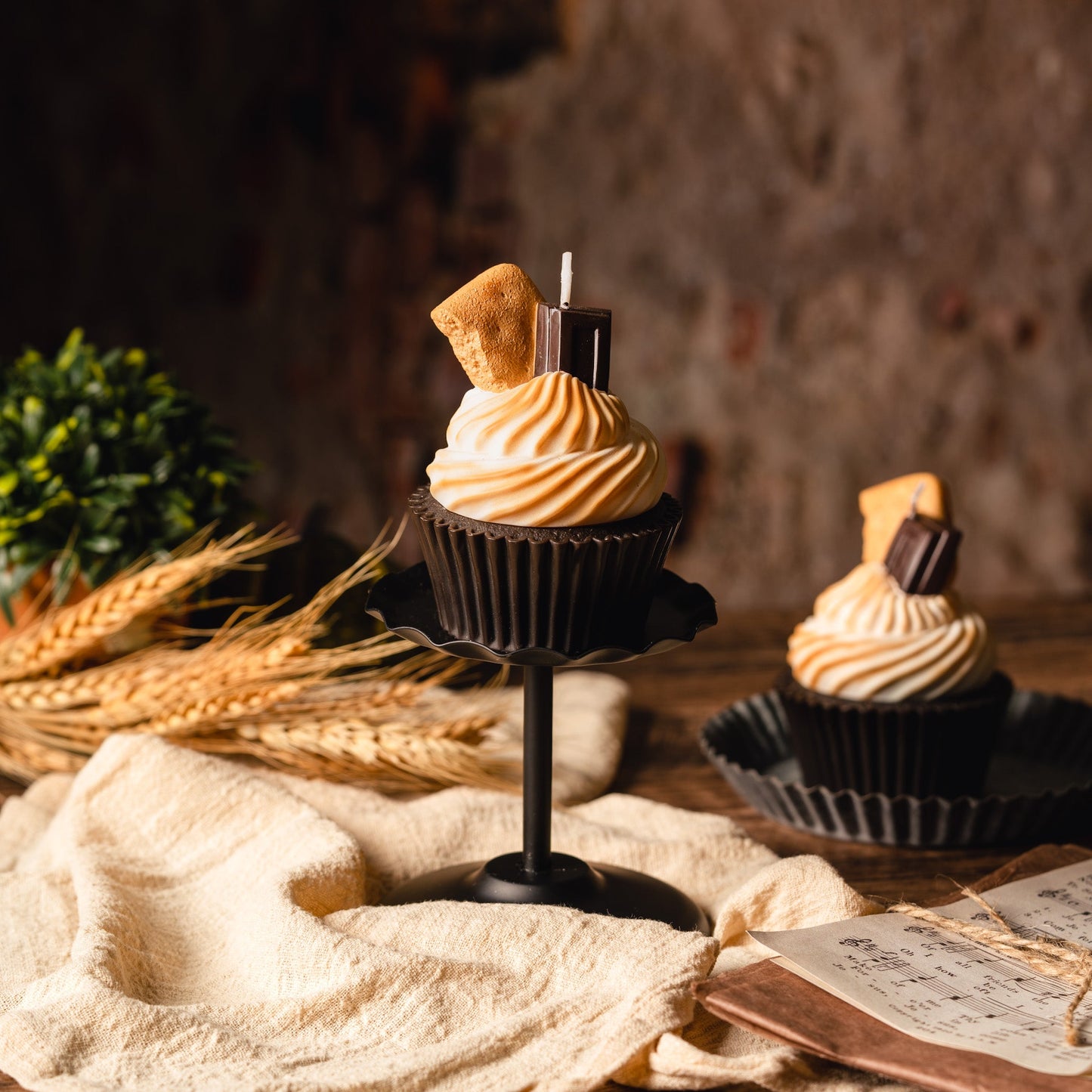 S’more Cupcake Candle