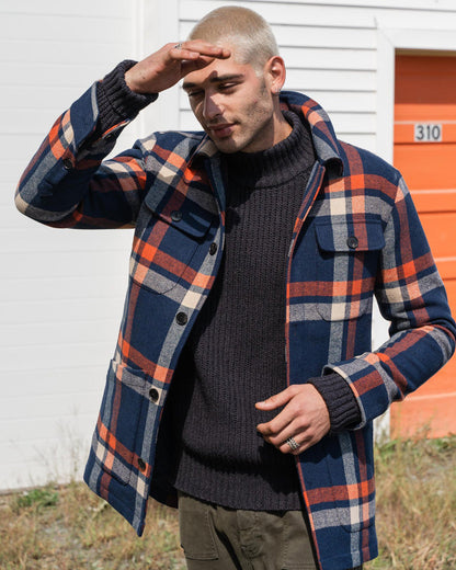 Recycled Plaid Coat by United By Blue