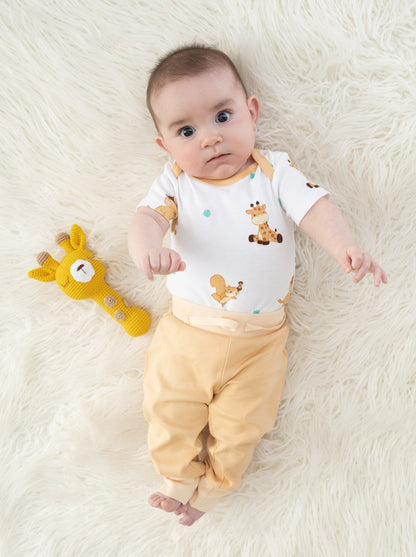 Organic Cotton Joy Bodysuit - The Animal Kingdom by Little Moy