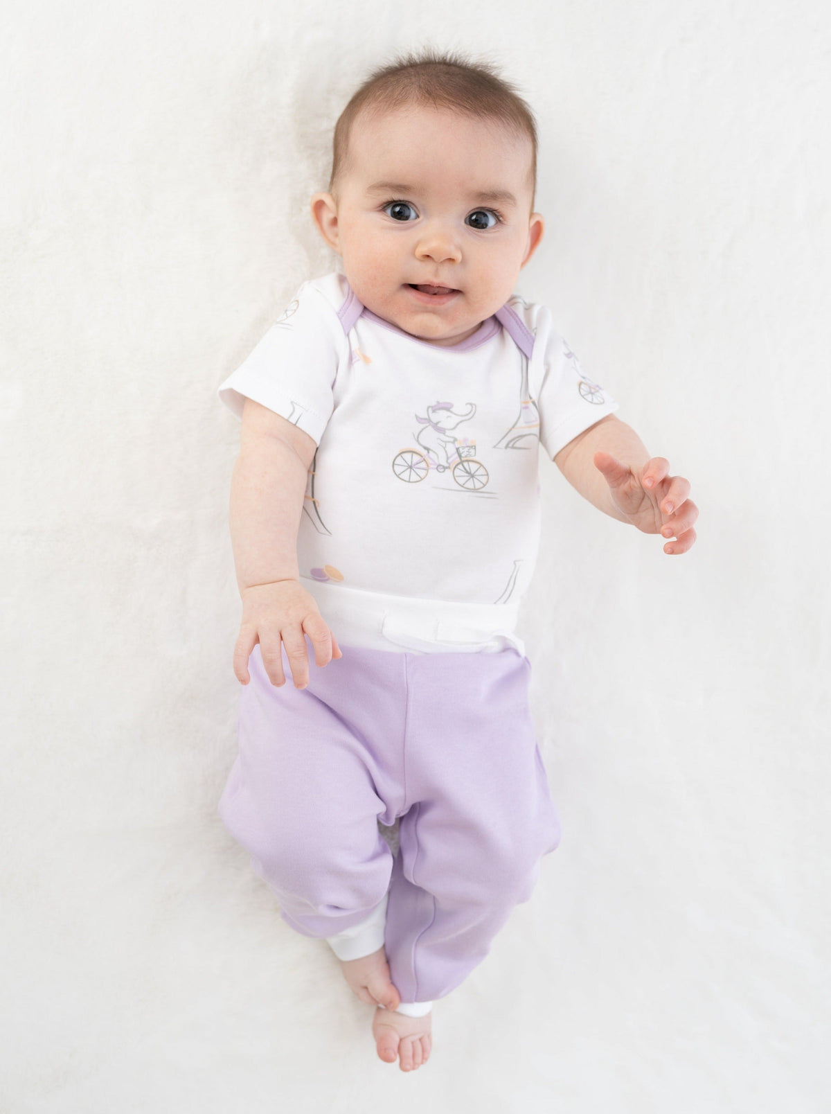 Organic Cotton Joy Bodysuit - Paris by Little Moy