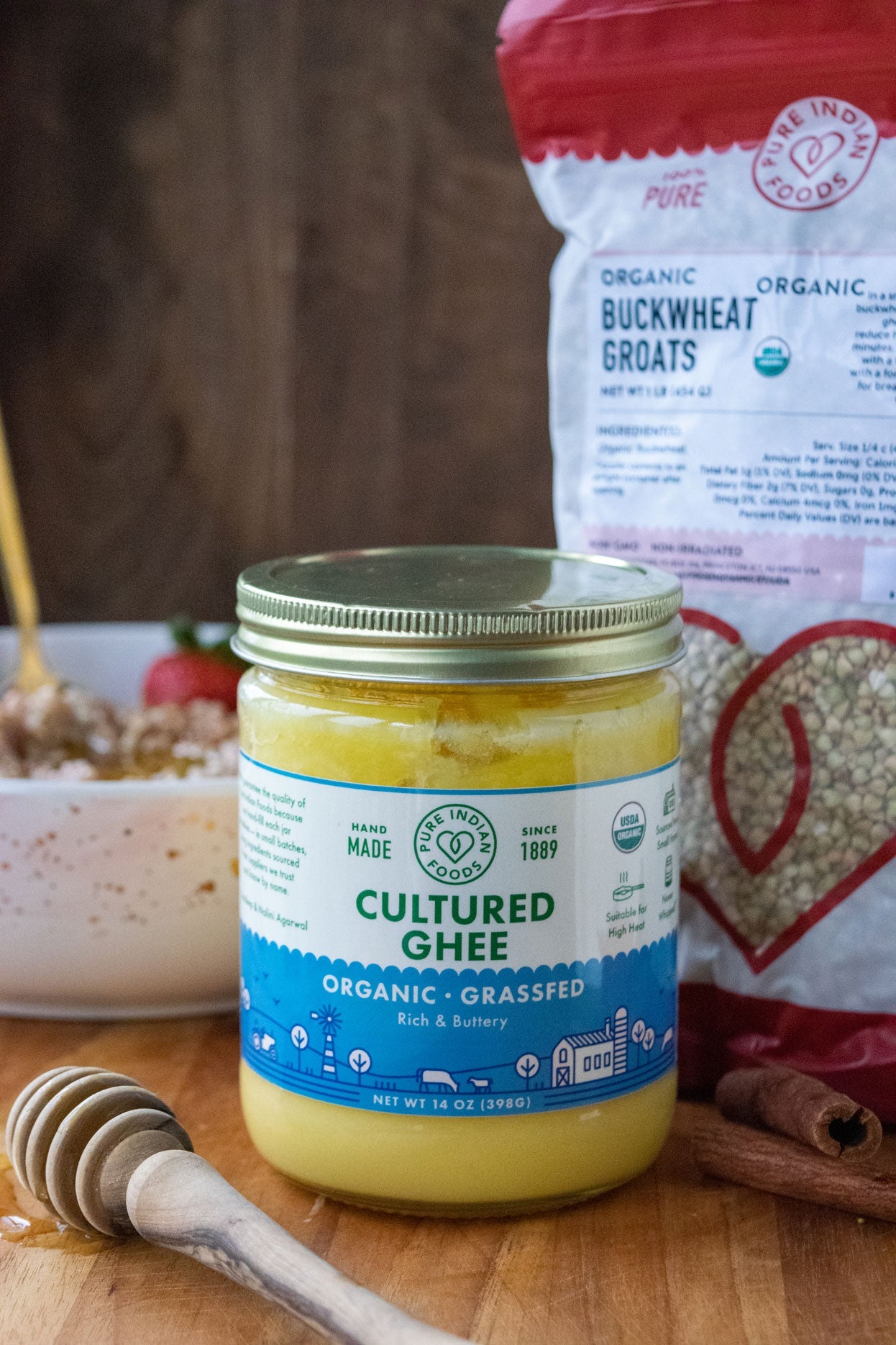 Cultured Ghee, Grassfed & Certified Organic