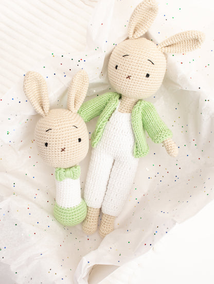 Crochet Rattle / Luke the bunny by Little Moy