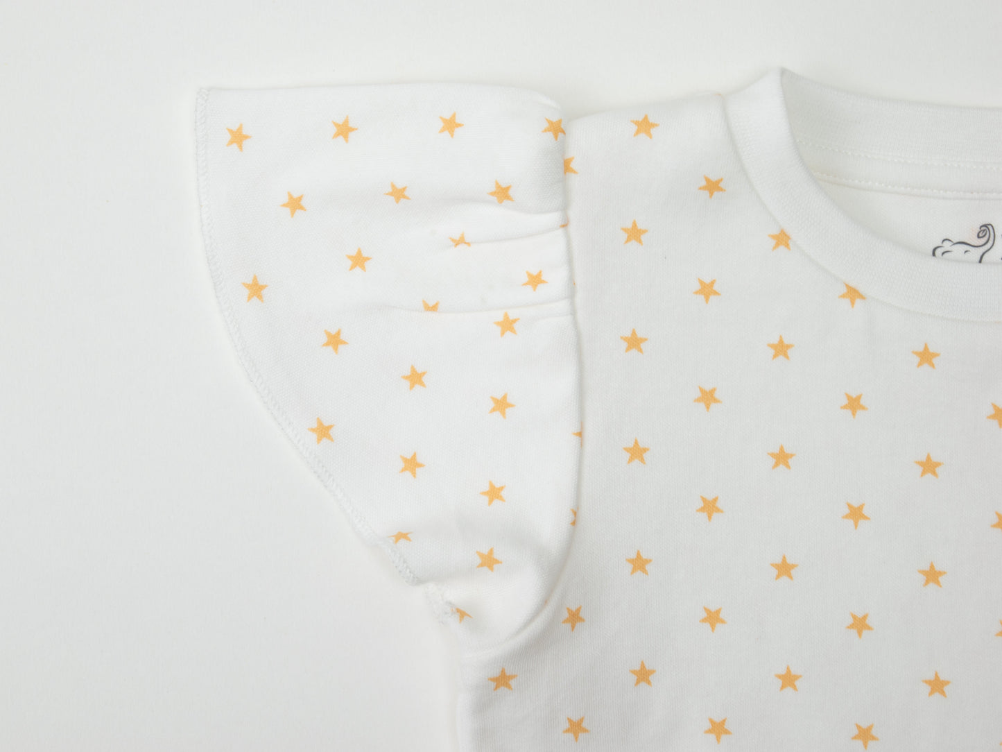 Organic Cotton Ashley Ruffled Tee - Star by Little Moy