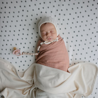 Organic Cotton Muslin Swaddle Blanket