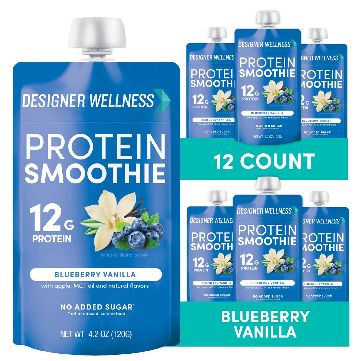 Protein Smoothie - Blueberry Vanilla 12 pack