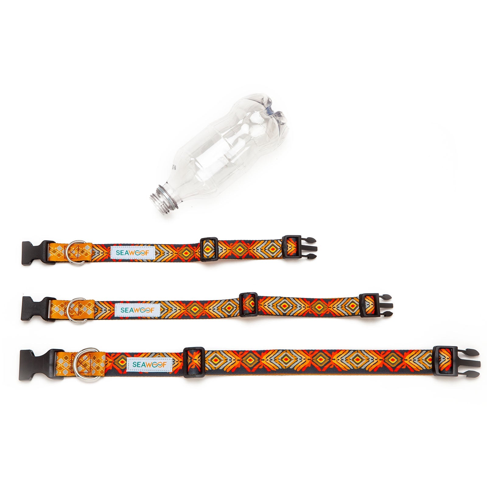 Seawoof Dog Collar Aztec Diamond Print