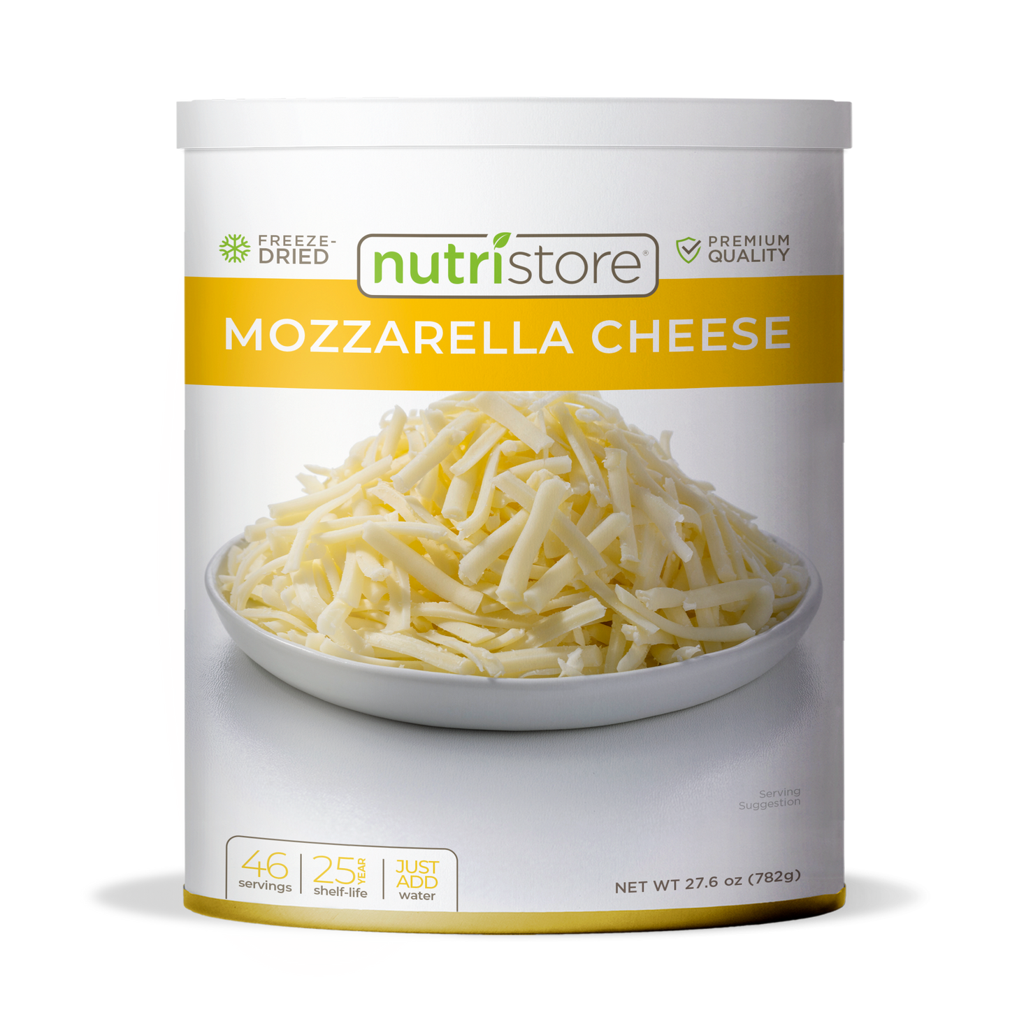 Mozzarella Cheese Freeze Dried - #10 Can by Nutristore