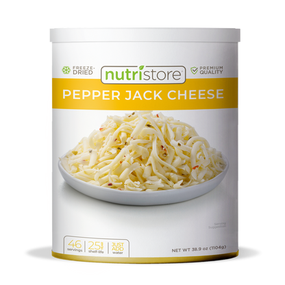 Pepper Jack Cheese Freeze Dried - #10 Can by Nutristore