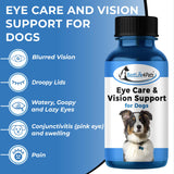 Natural Dog Eye Infection Treatment  - Helps Conjunctivitis, Watery Eyes, Red Eye, and General Eye Care by BestLife4Pets