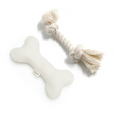 Natural Dog Toy Bundle in Cotton and Hemp (+ Free Poop Bag)