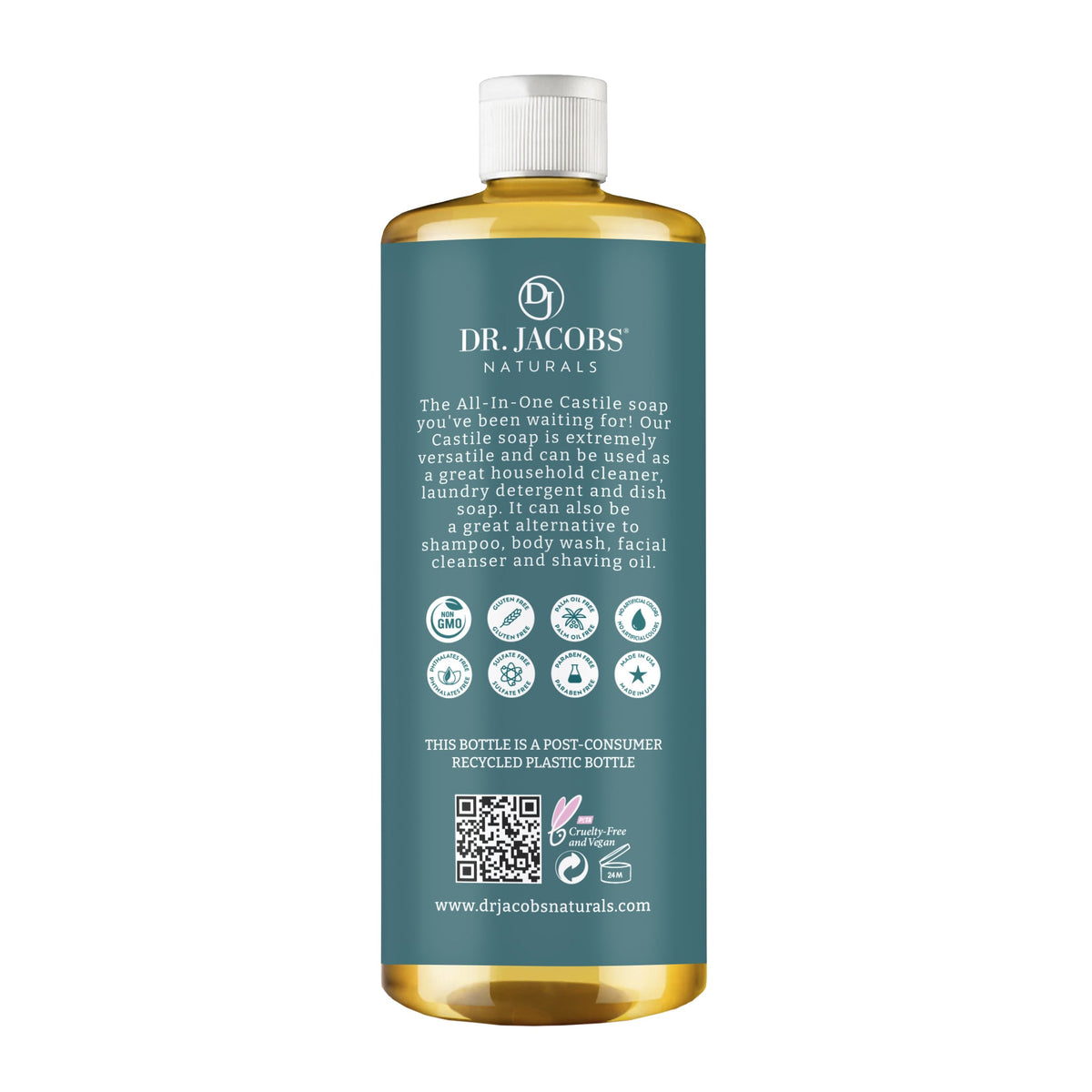 Peppermint All in 1 Castile Soap by Dr. Jacobs Naturals