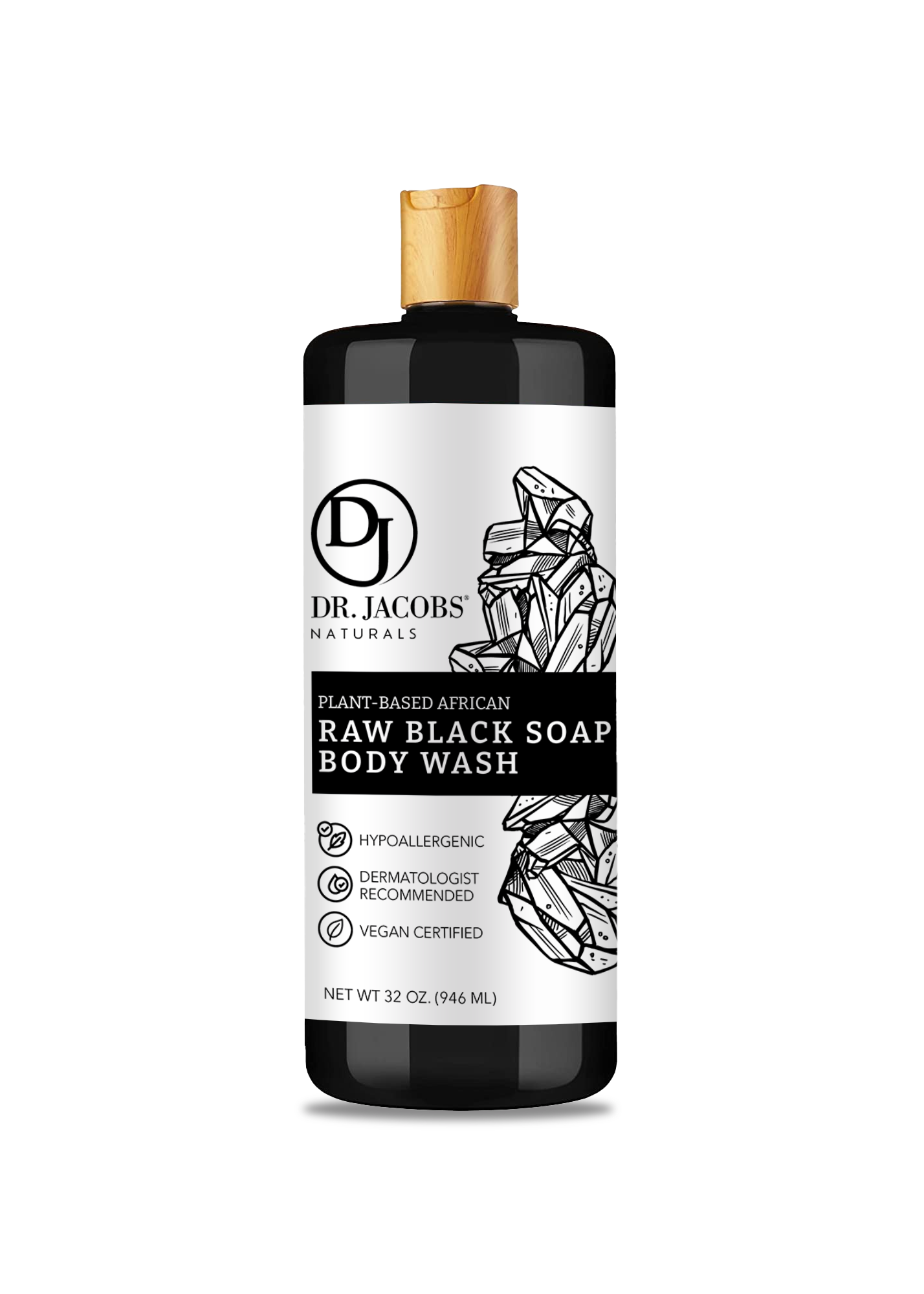 Raw Black Soap by Dr. Jacobs Naturals