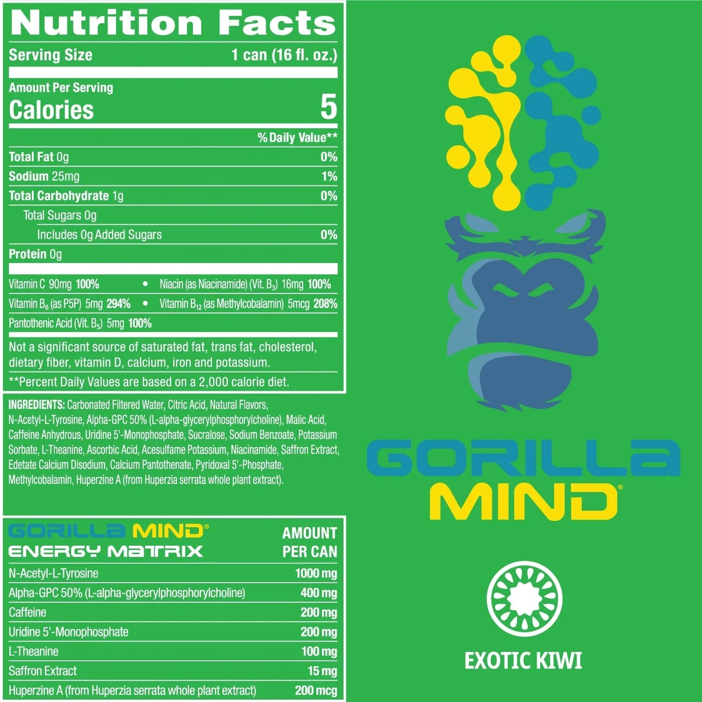 Gorilla Mind Energy Drink