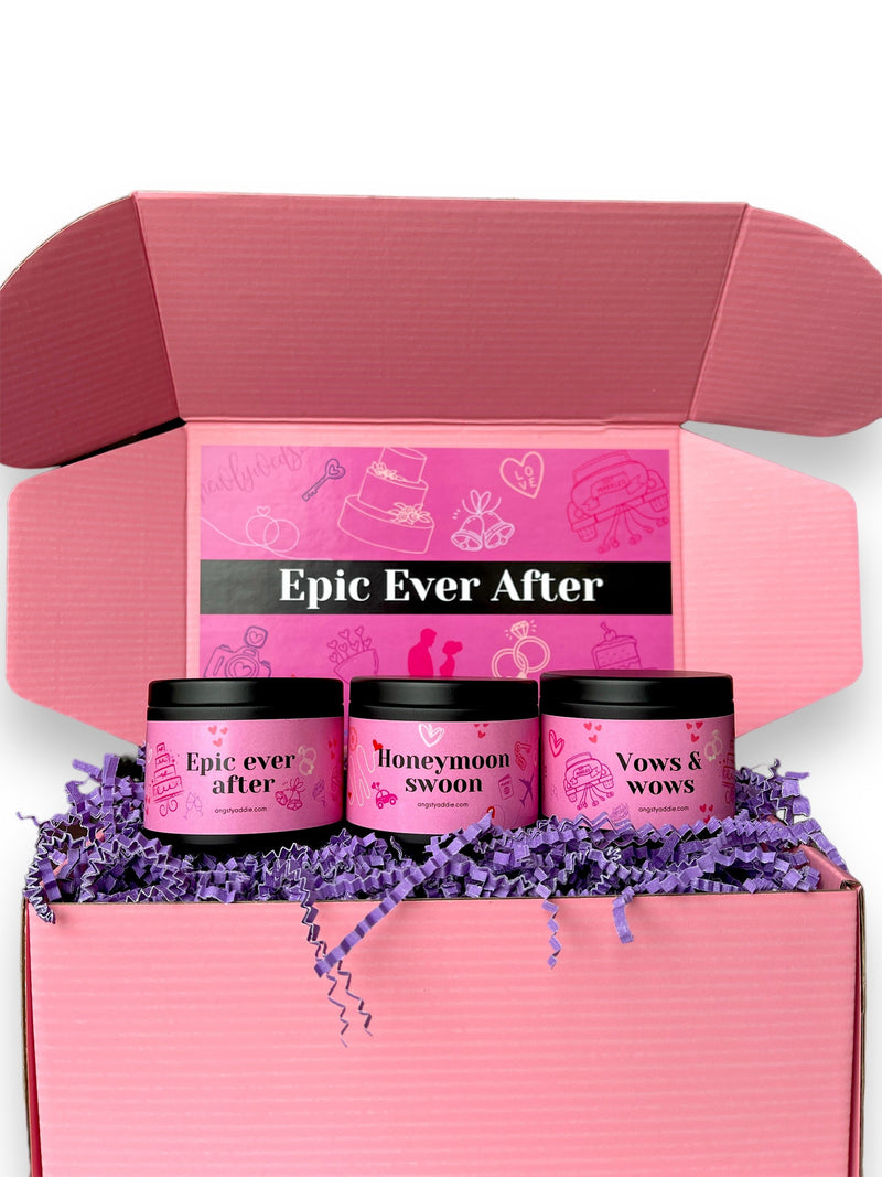 Epic Ever After bridal gift box set by Angsty Addie
