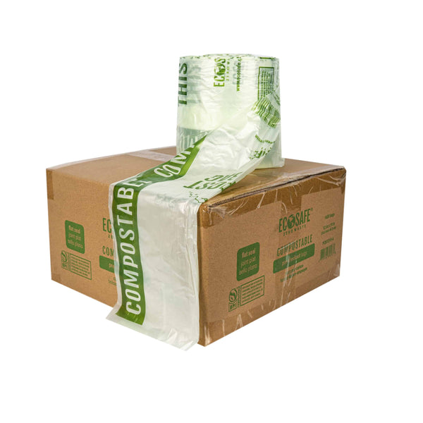 16×19″ Compostable Produce Bag, Large -STAR SEAL