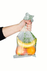 16×19″ Compostable Produce Bag, Large -STAR SEAL