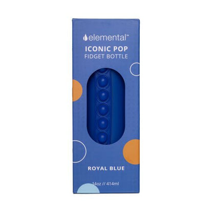 Iconic 14oz Pop Fidget Bottle - Royal Blue