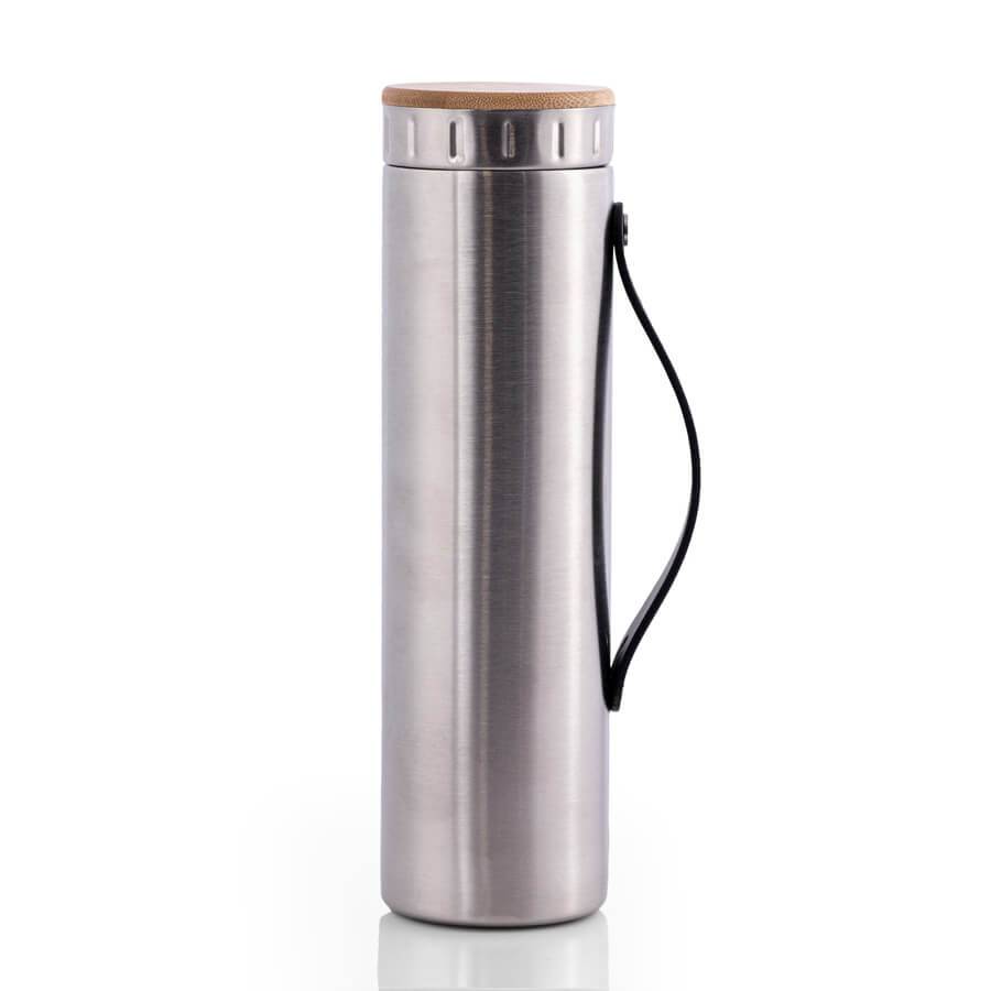 Iconic 20oz Water Bottle - Brushed Steel