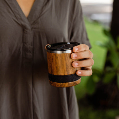 Recess 10oz Rocks Tumbler - Teakwood