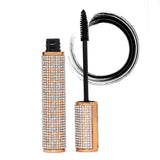 Mega Volume Vegan Mascara Black and Blue – Smudge-Proof with Handmade Diamond Case
