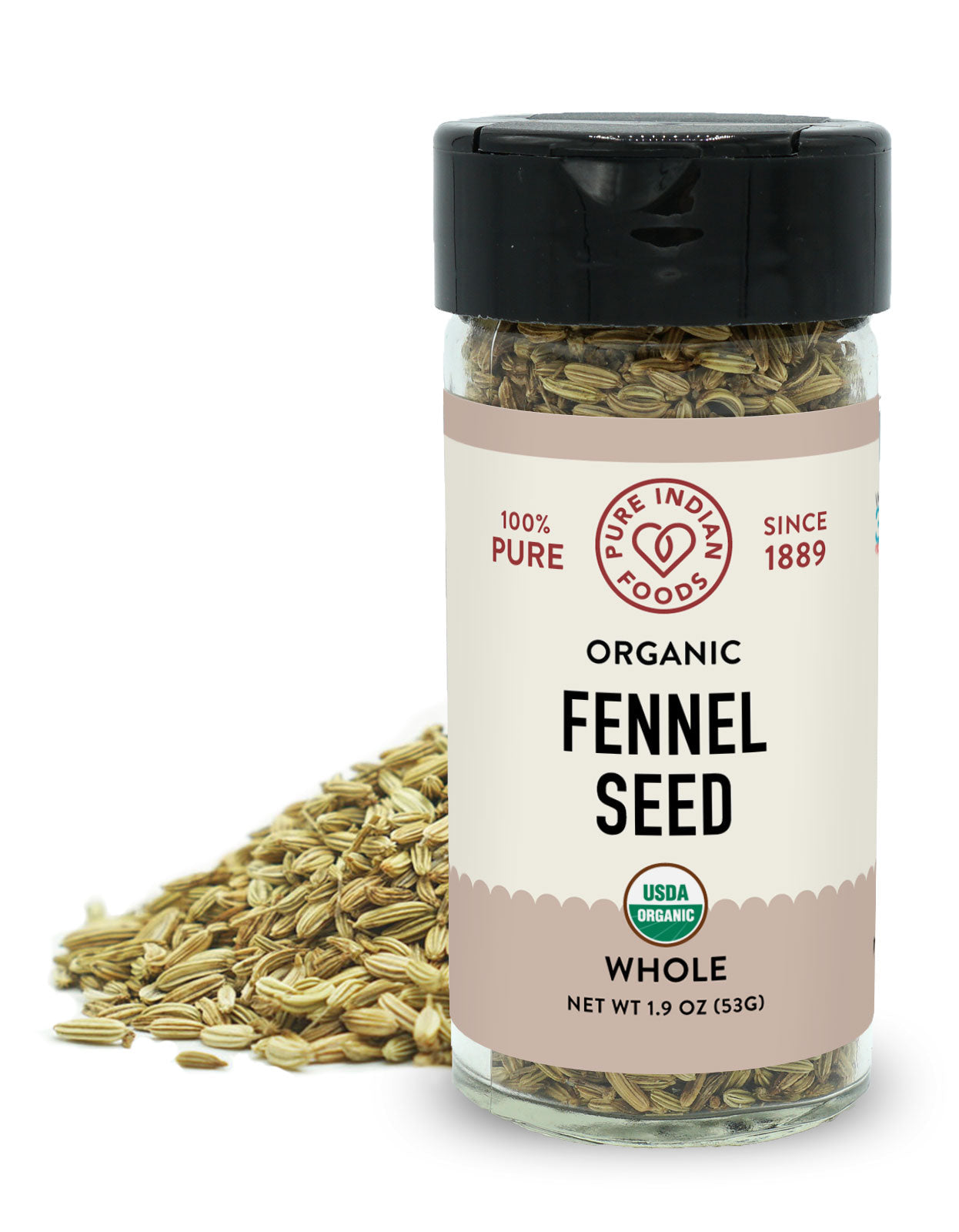 Fennel Seed, Certified Organic