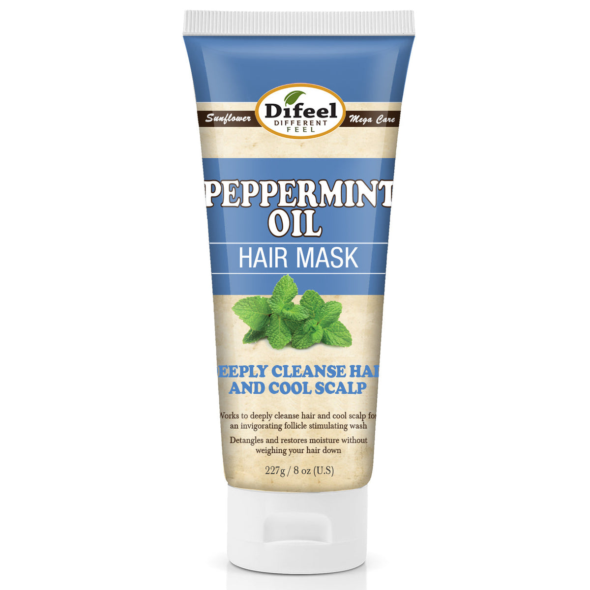 Difeel Peppermint Oil Hair Mask 8 oz. by difeel - find your natural beauty