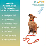 Seawoof Dog Collar Pink Paints Print