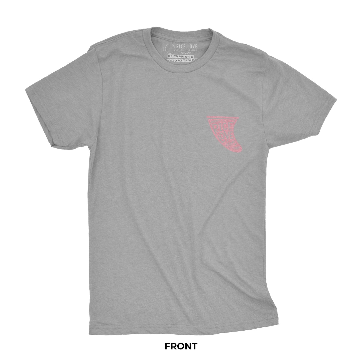 Tee - Premium Tri-Blend - Fin Logo by Rice Love