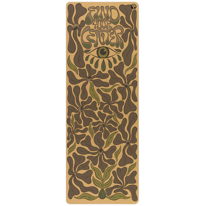 Find Your Center Aura Cork Yoga Mat