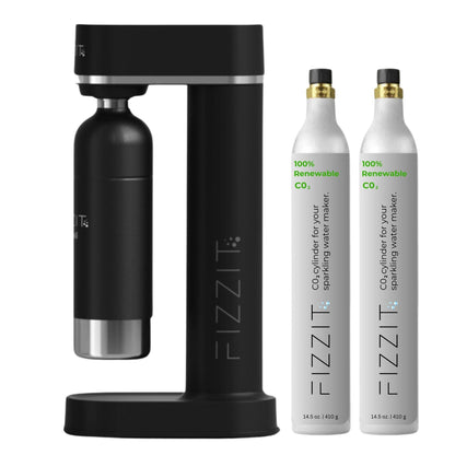 Fizzit Spärklï Carbonated Water Soda Maker with Stainless Steel Bottle Included