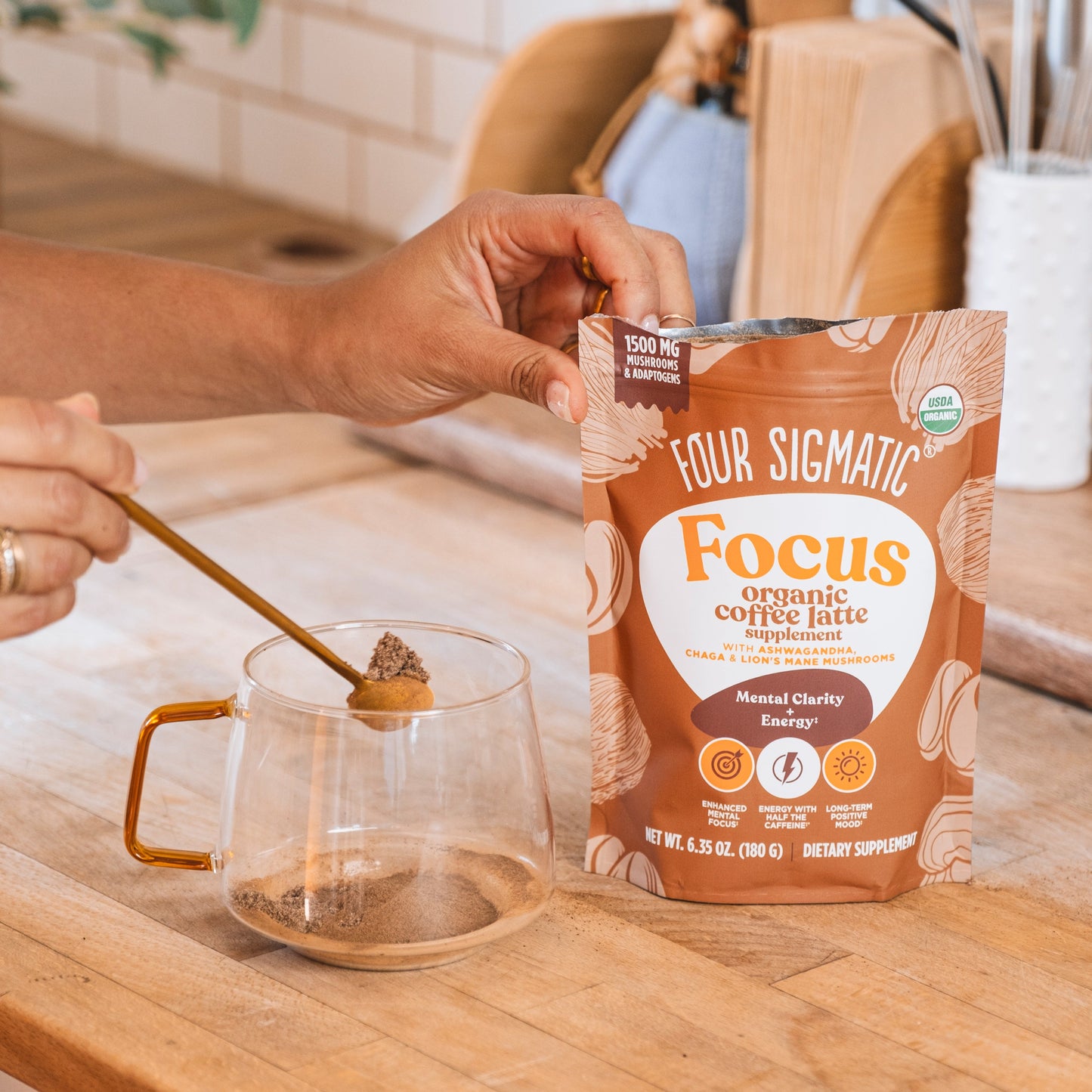 Focus Organic Coffee Latte