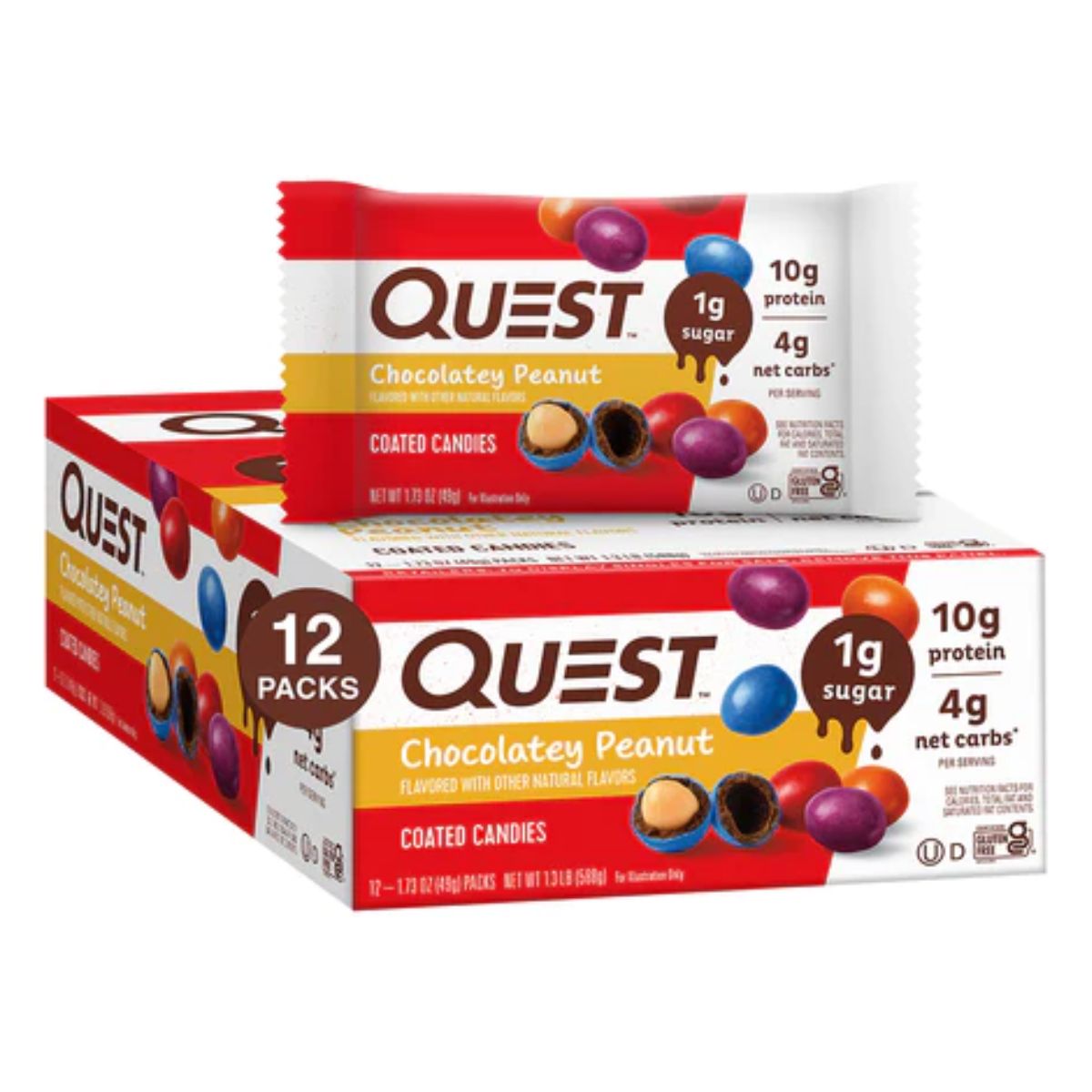 Quest Chocolatey Coated Peanut Candies