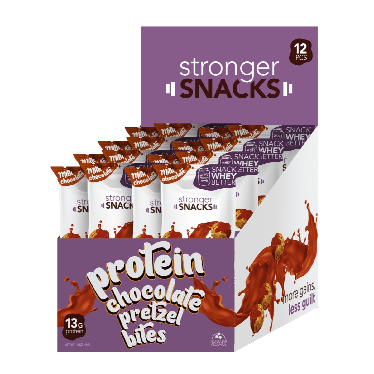 Stronger Snacks Protein Chocolate Pretzel Bites