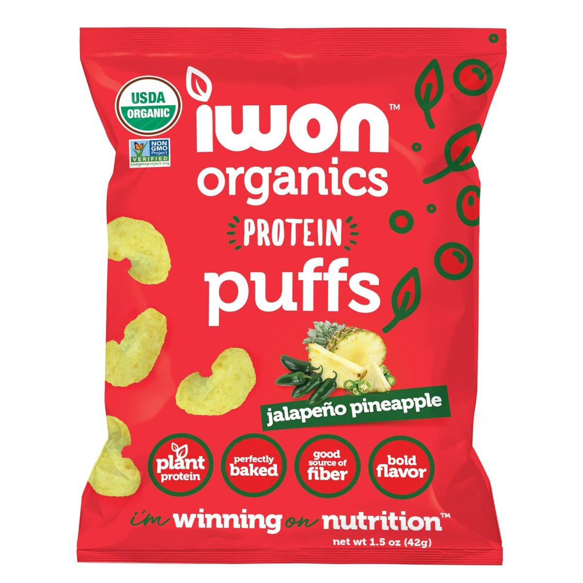 IWON Organics Protein Puffs