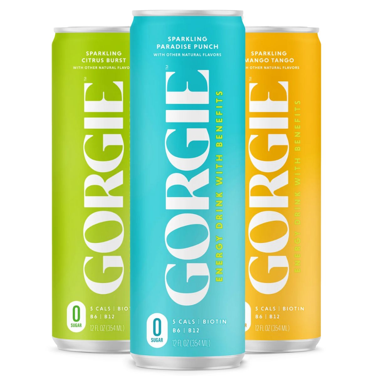 Gorgie Sparkling Energy Drinks