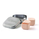 GrowBento: All Ages Bento Box - Chrome + Peach by Miniware