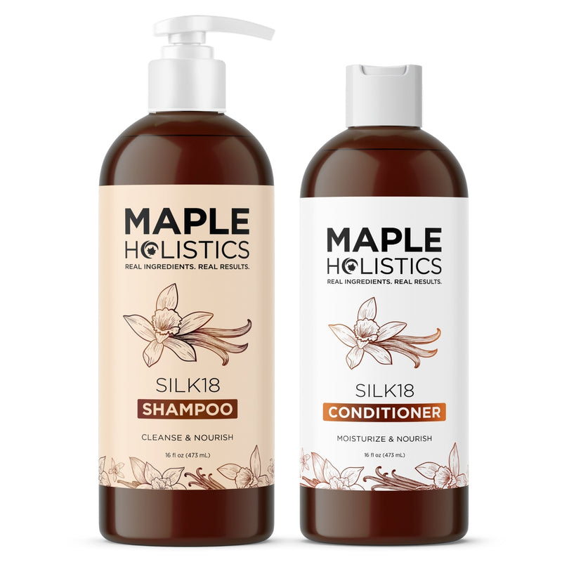 Silk18 Shampoo and Conditioner Set