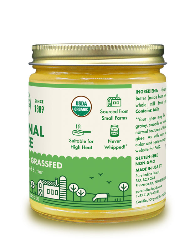 Original Ghee, Grassfed & Certified Organic
