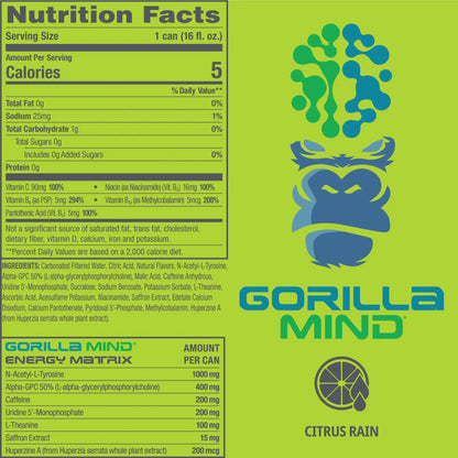 Gorilla Mind Energy Drink