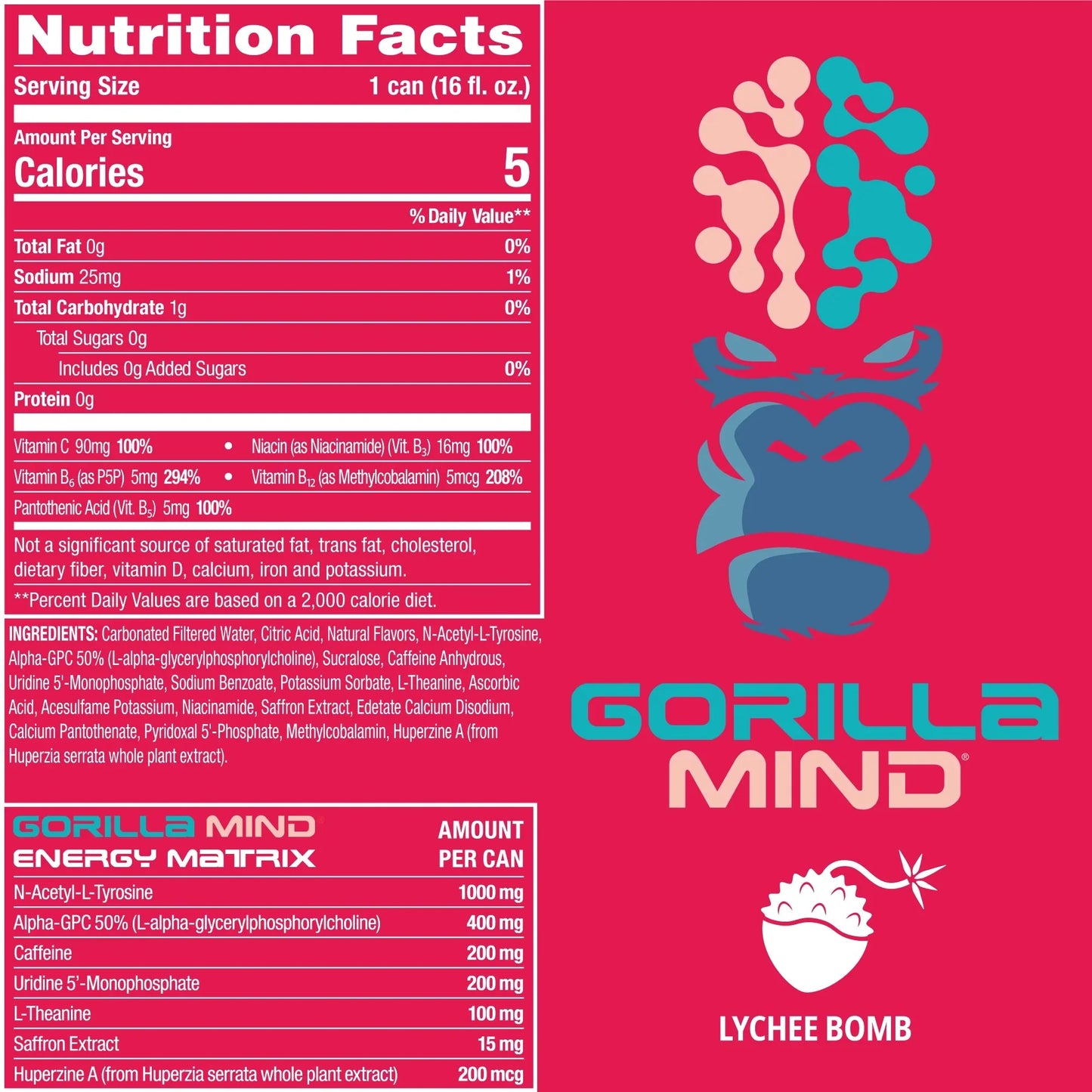 Gorilla Mind Energy Drink