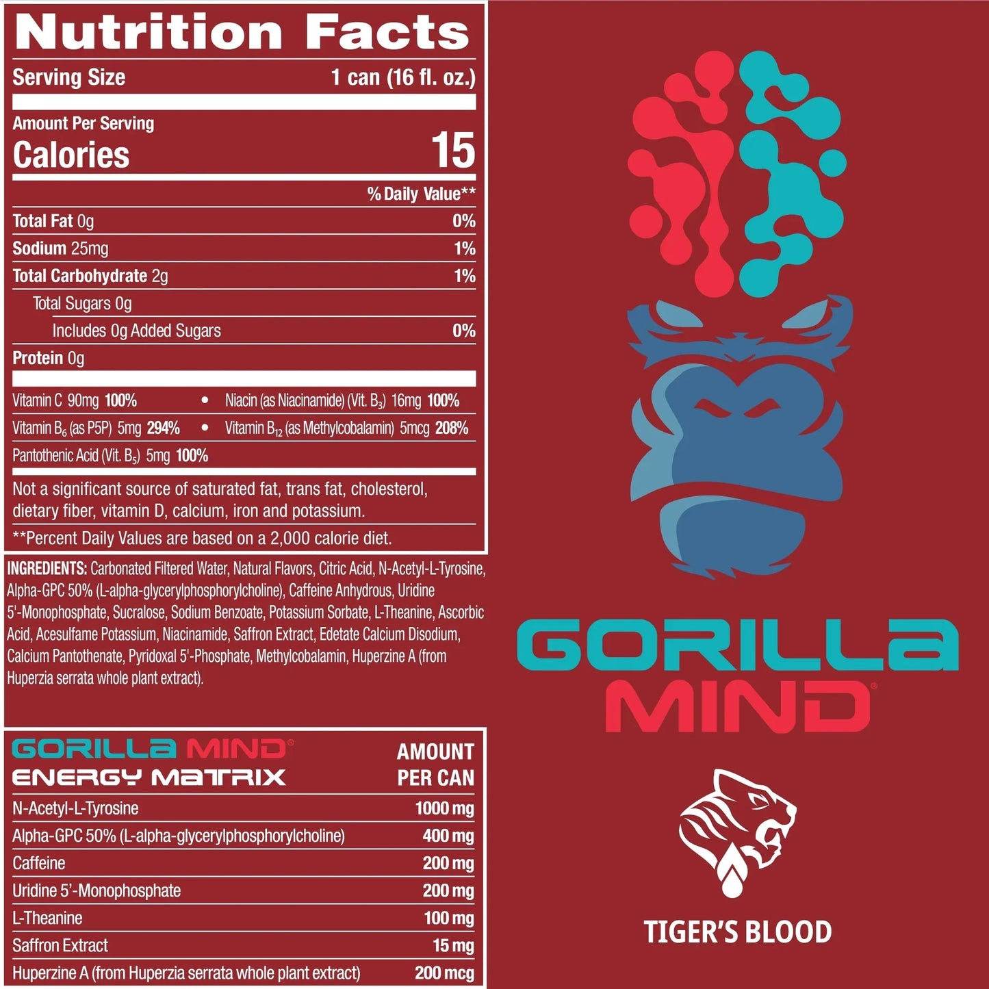 Gorilla Mind Energy Drink