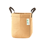 GeoPot Fabric Pot with Handles - Tan by Geopot