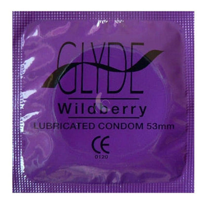 Glyde Ultra Organic Wildberry Flavored Vegan Condoms